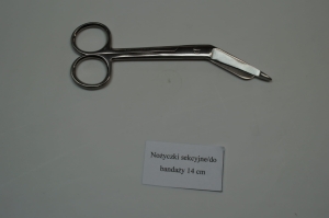 Nożyczki sekcyjne/do bandaży 14 cm