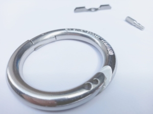 Kółko nosowe HAUPTNER śr 52 mm stal nierdzewna